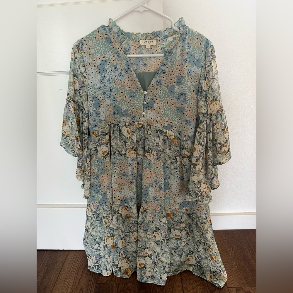 Umgee Floral Mini Dress